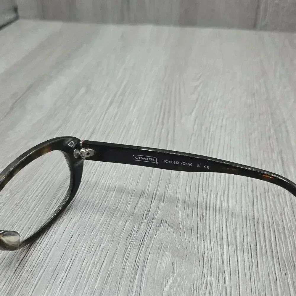 COACH HC 6035 Cory Eyeglasses Brown Tortoise 52-16-140mm A+ Cond - Picture 5 of 7